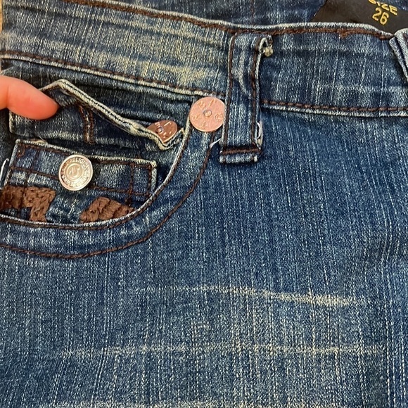 NEW True Religion Joey Super T Jeans SIZE 26 flare leg - Picture 4 of 10